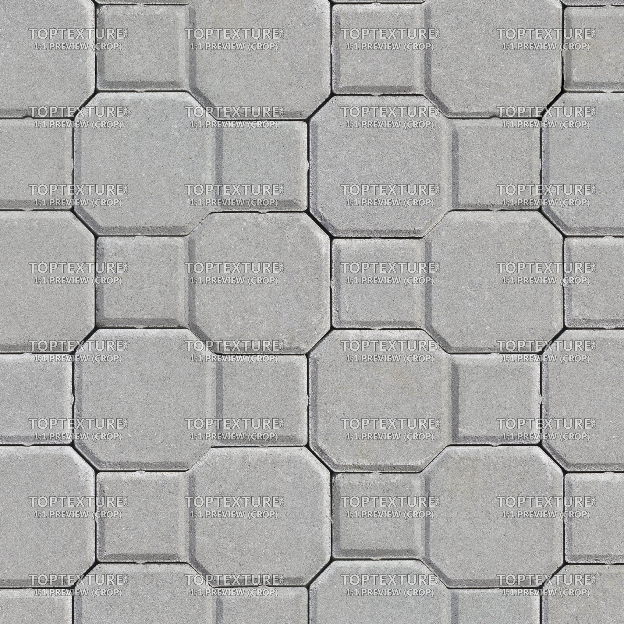 Octagonal Ground Bricks - 100% zoom