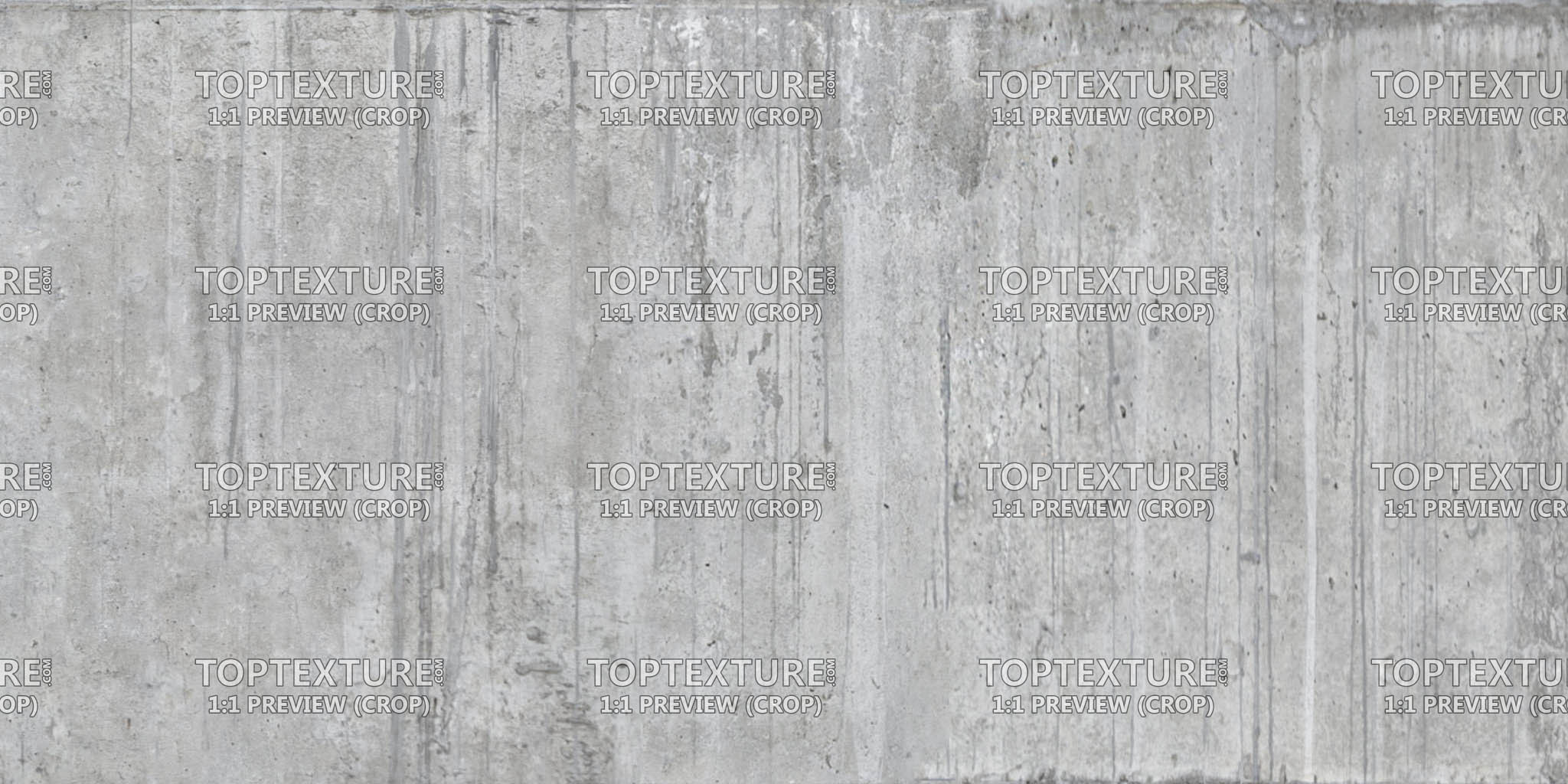 Long Concrete Wall Leaking Grunge - 100% zoom