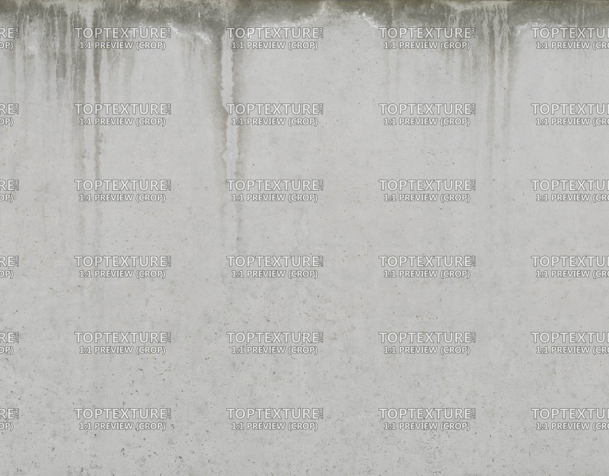 Leaking Concrete Wall Grunge - 100% zoom