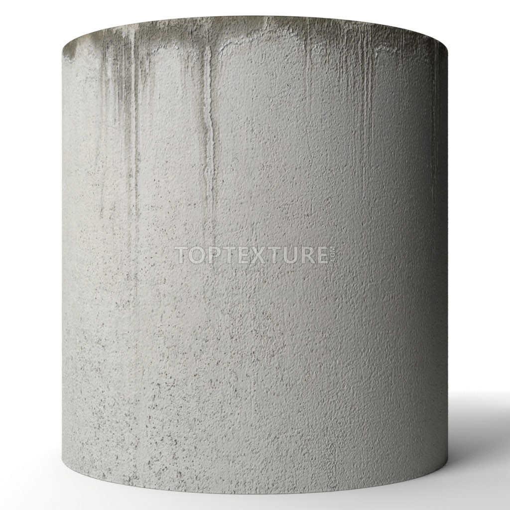 Leaking Concrete Wall Grunge - Render preview