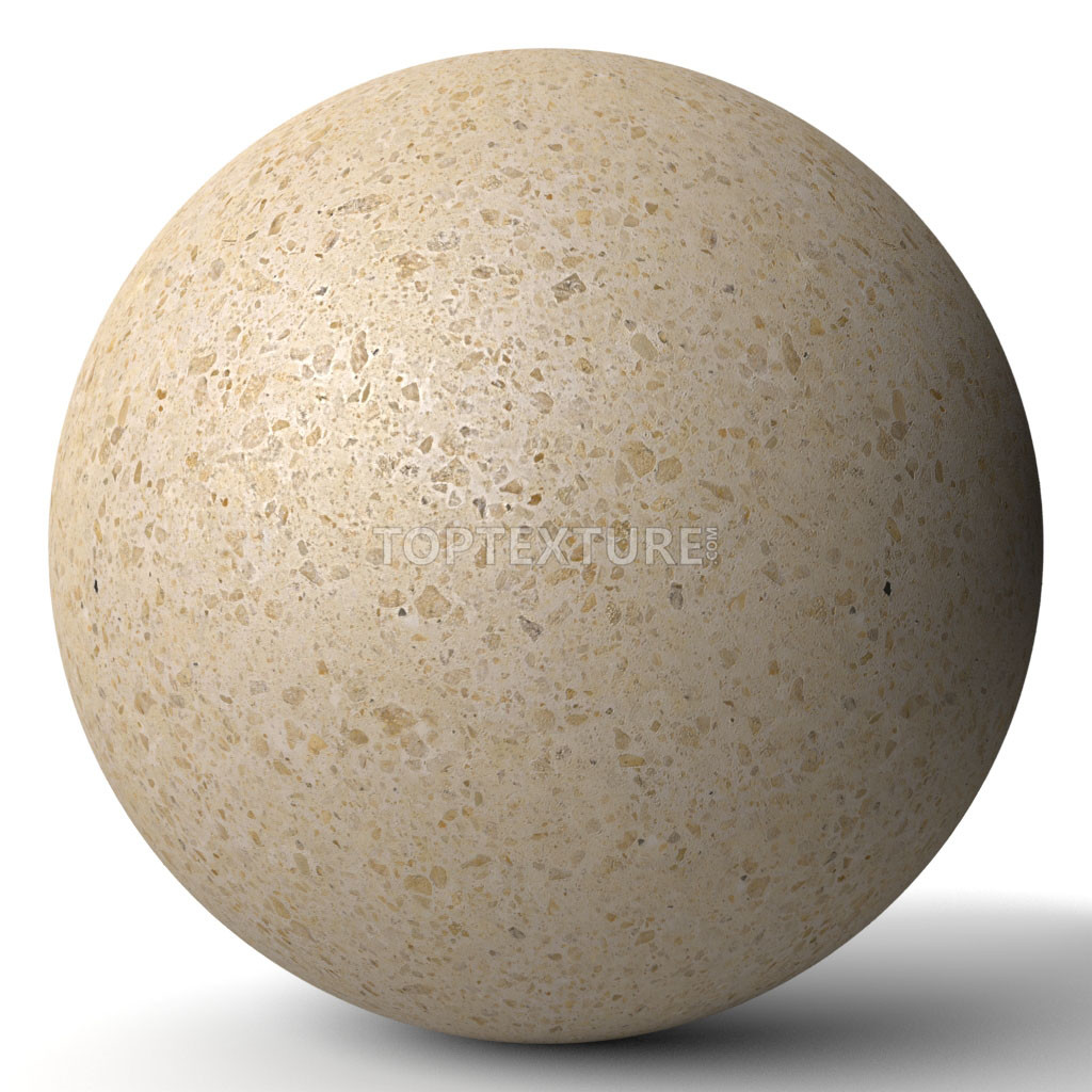 Beige Engineered Stone Quartz - Render preview
