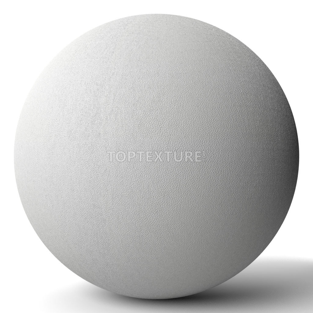 Clean White Leather - Render preview