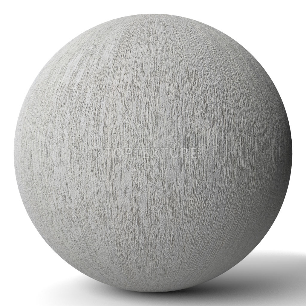 White Plaster Vertical Scratches - Render preview