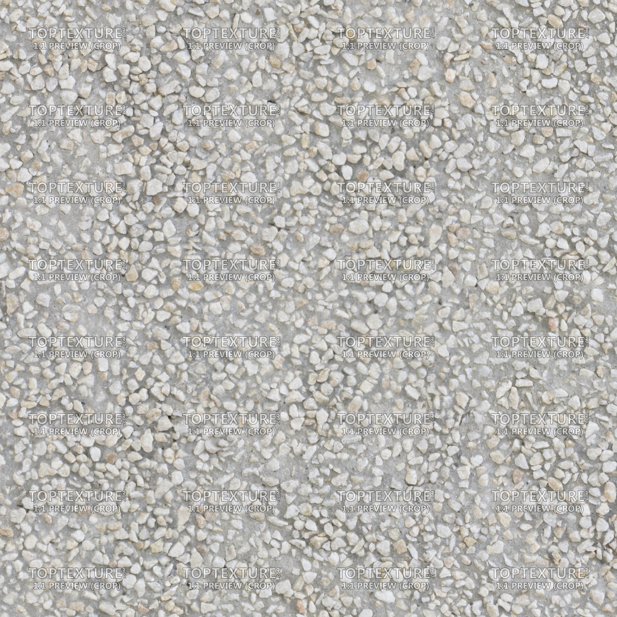 White Pebbledash Plaster Wall - Top Texture