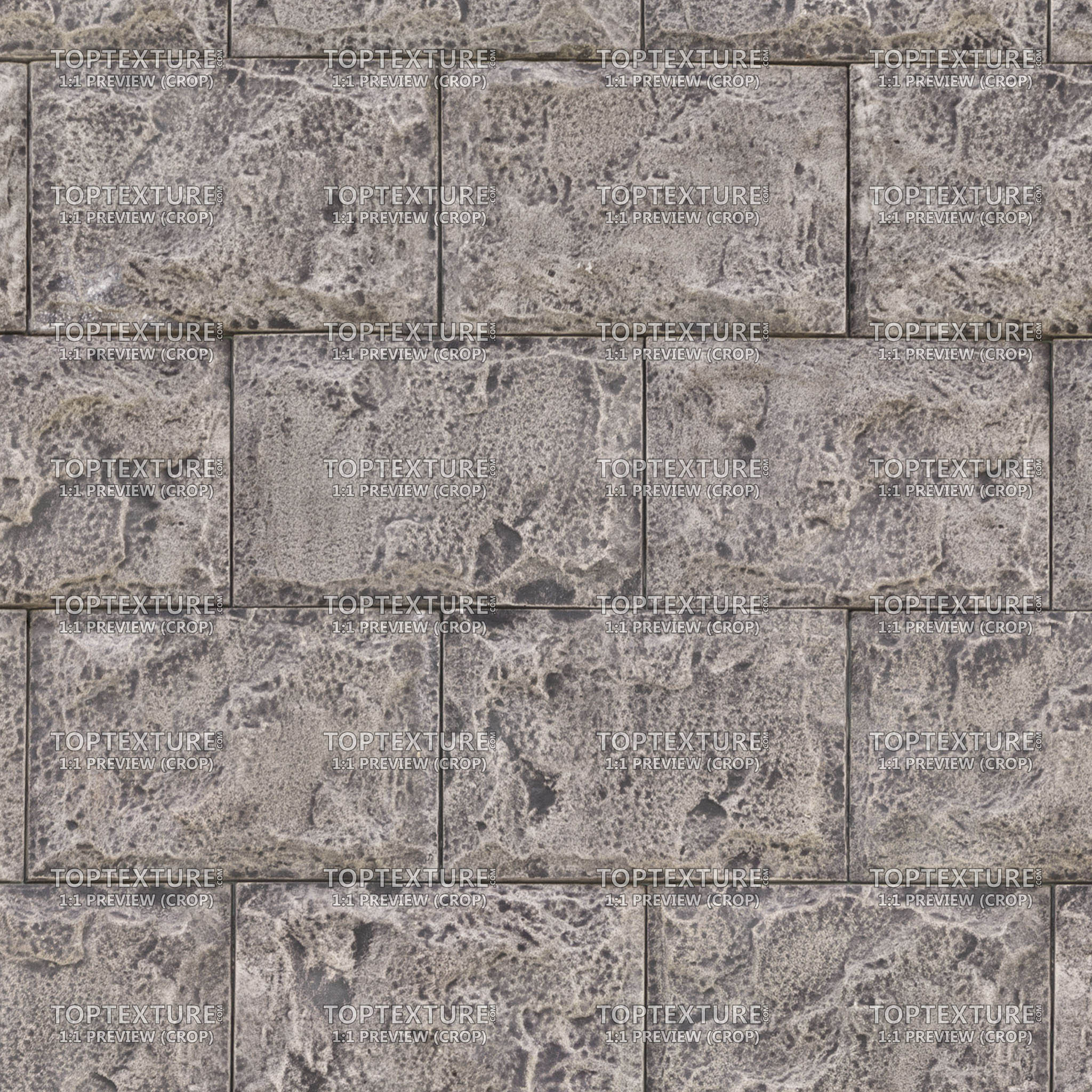 Brown Gray Rough Wall Tiles - 100% zoom