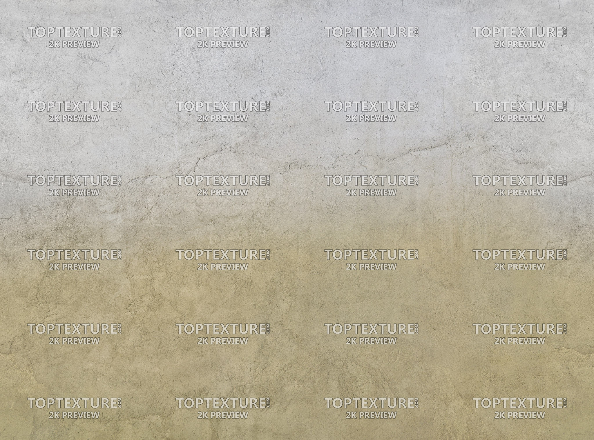 Dirty Yellow Grunge Wall Plaster - 2K preview