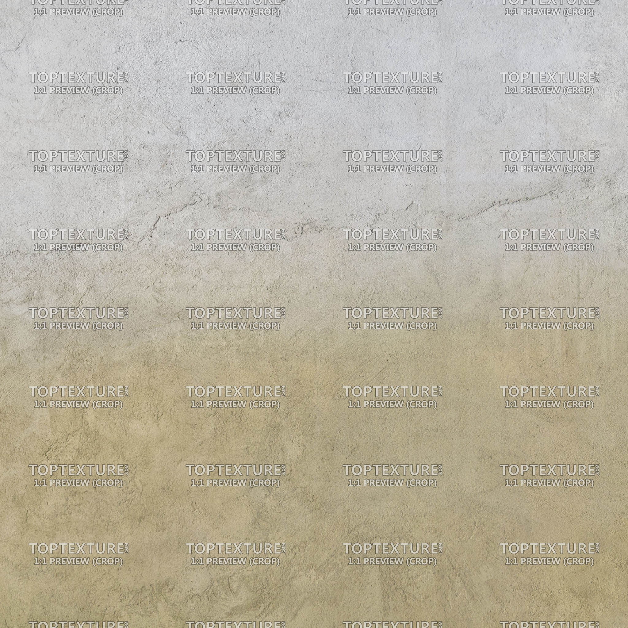 Dirty Yellow Grunge Wall Plaster - 100% zoom
