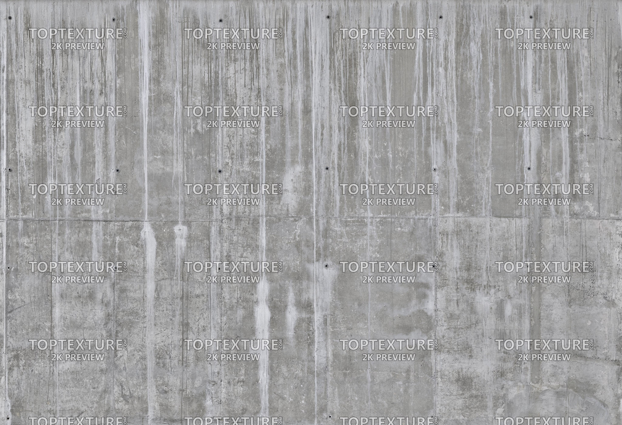 Dark Concrete Wall with Light Grunge Leaks - 2K preview