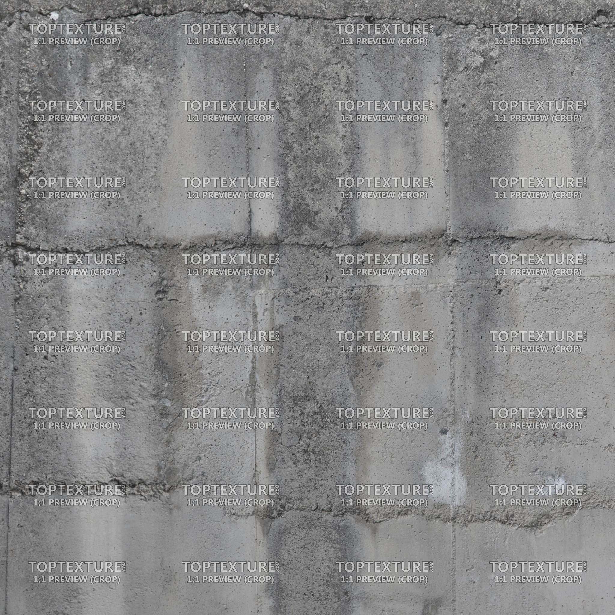 Dark Concrete Wall Grunge Leaks - 100% zoom