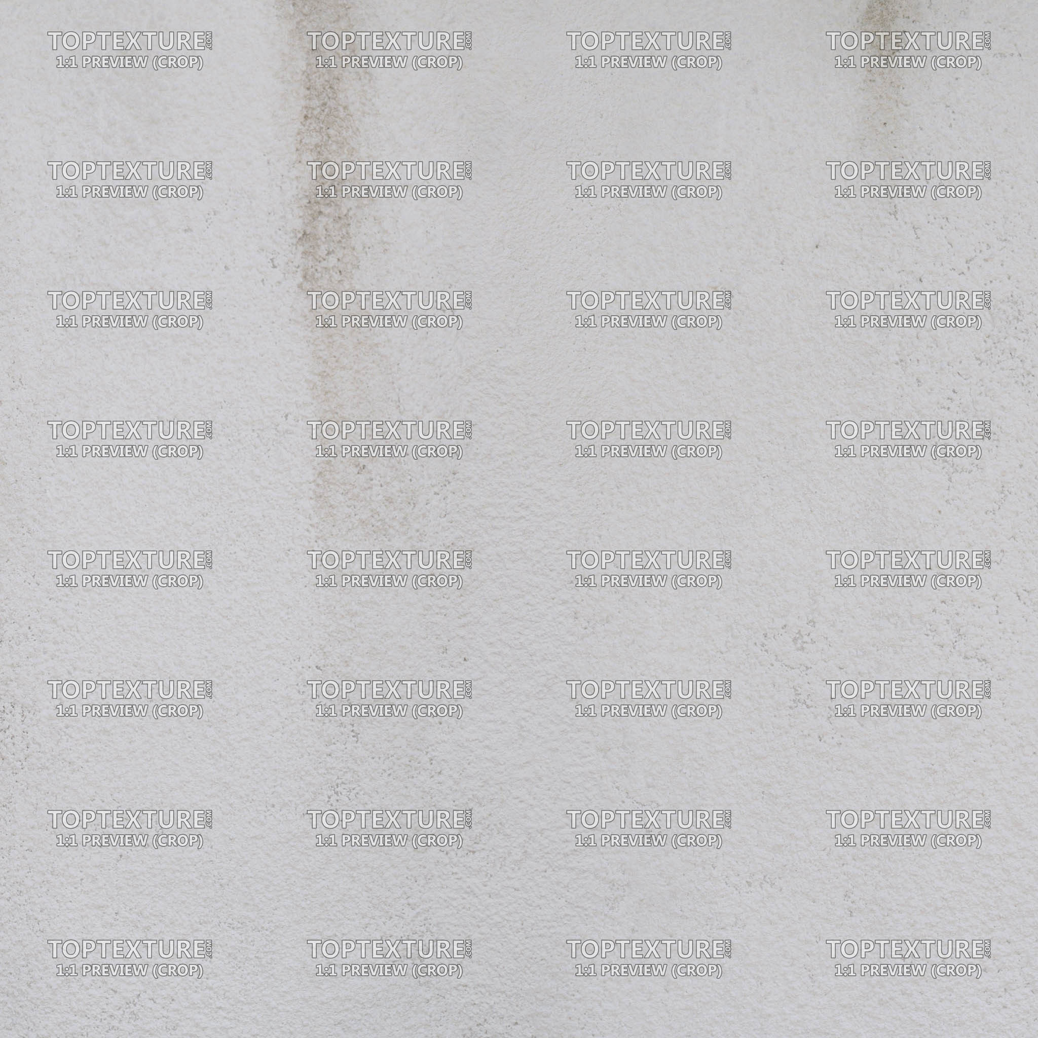 White Plaster Wall Random Grunge Leaks - 100% zoom