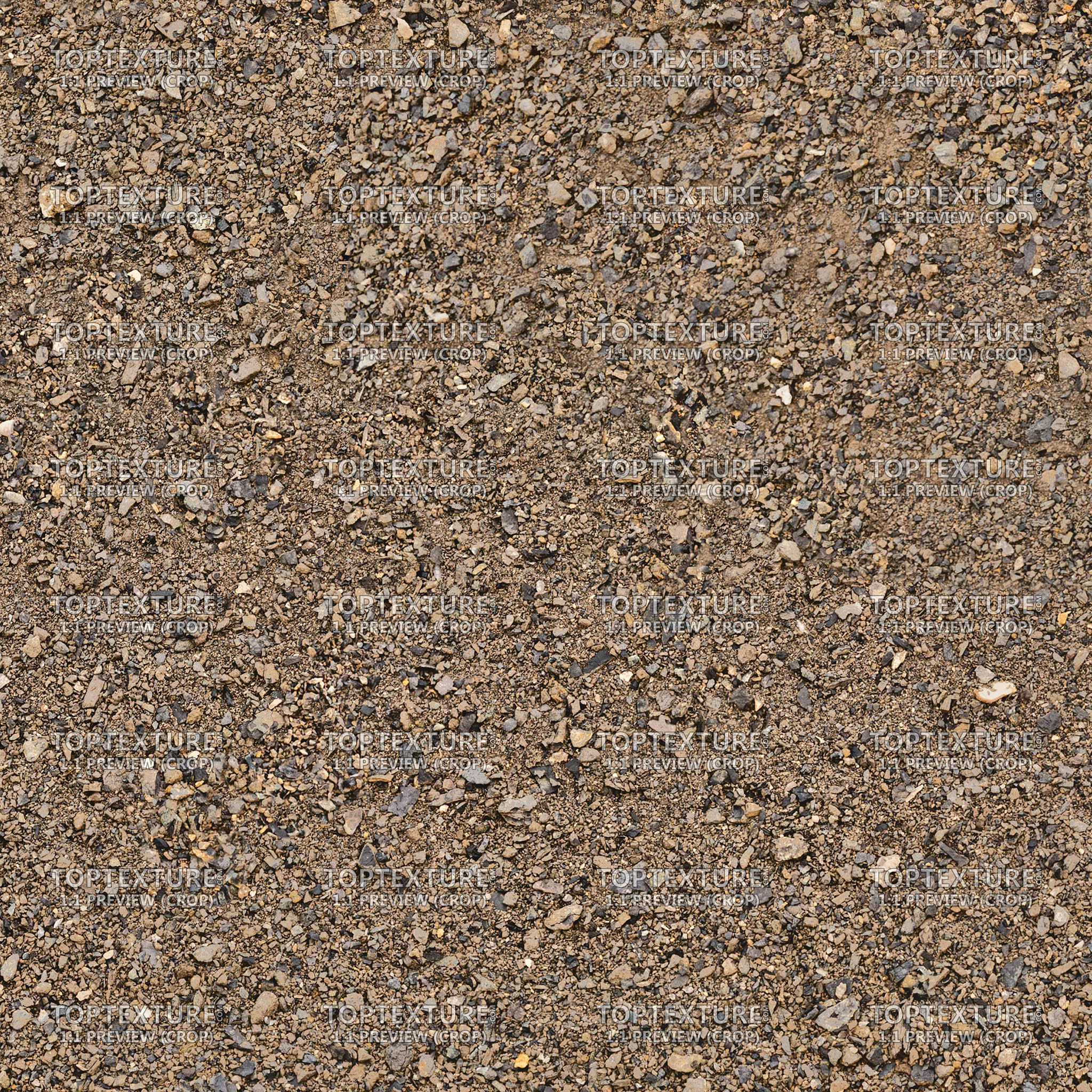 Brown Ground Small Stones - 100% zoom