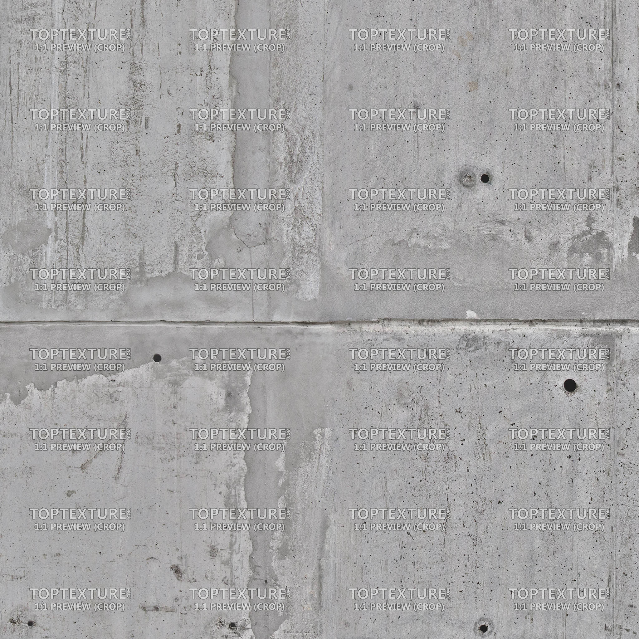 Old Dirty Concrete Wall Slab - 100% zoom