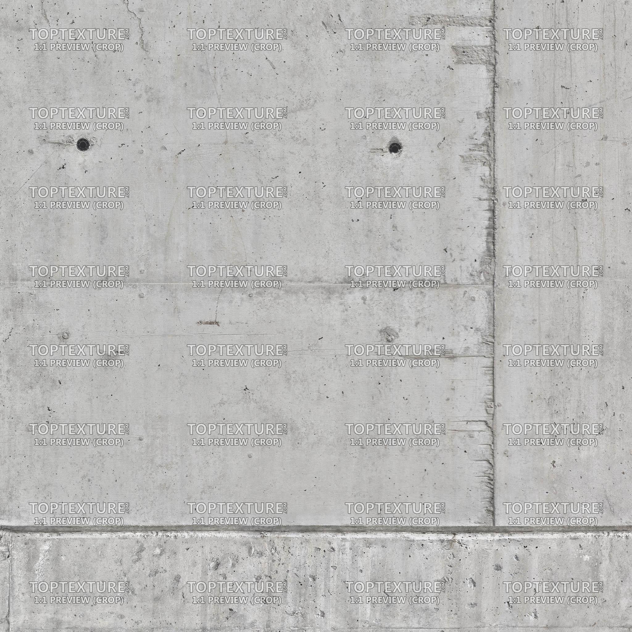 Big Concrete Wall Squared Slab - 100% zoom