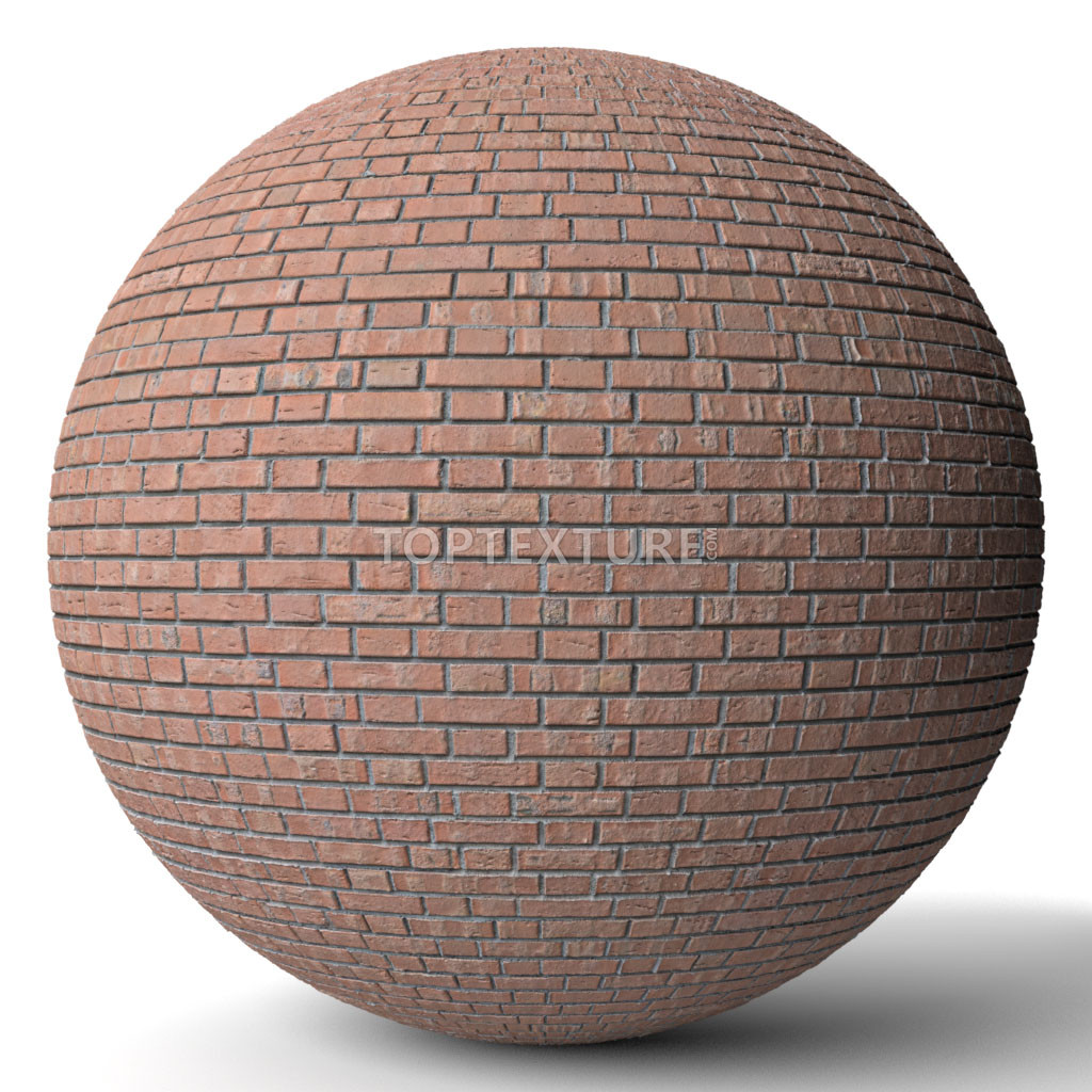 Clean Ceramic Wall Bricks - Render preview