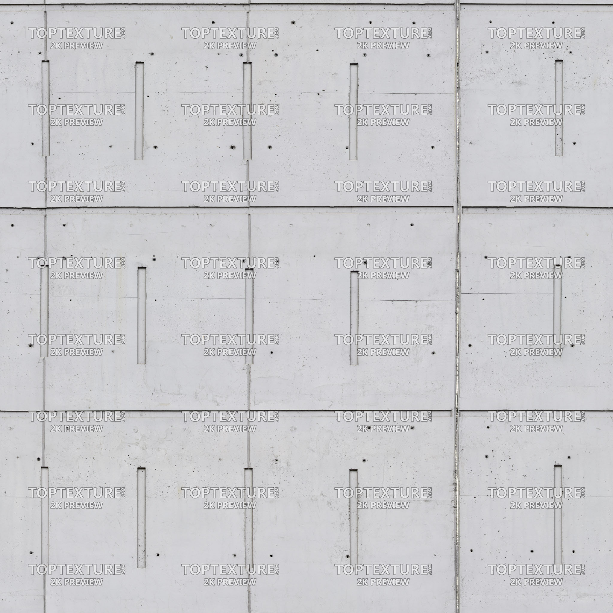 Clean Square Concrete Panel Shapes - 2K preview