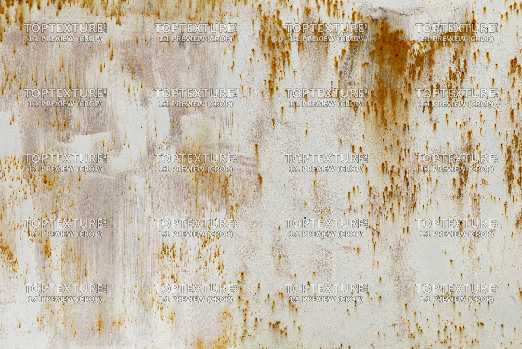 Spotty Rust Metal Wall - 100% zoom