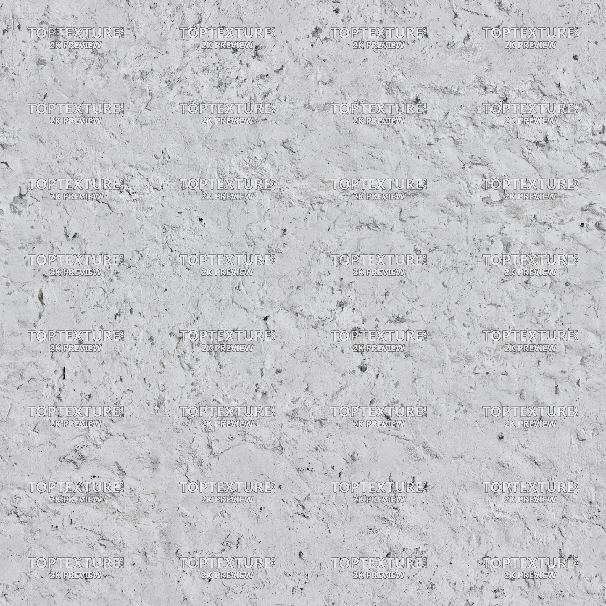 Rough Bumpy White Wall Plaster - 2K preview