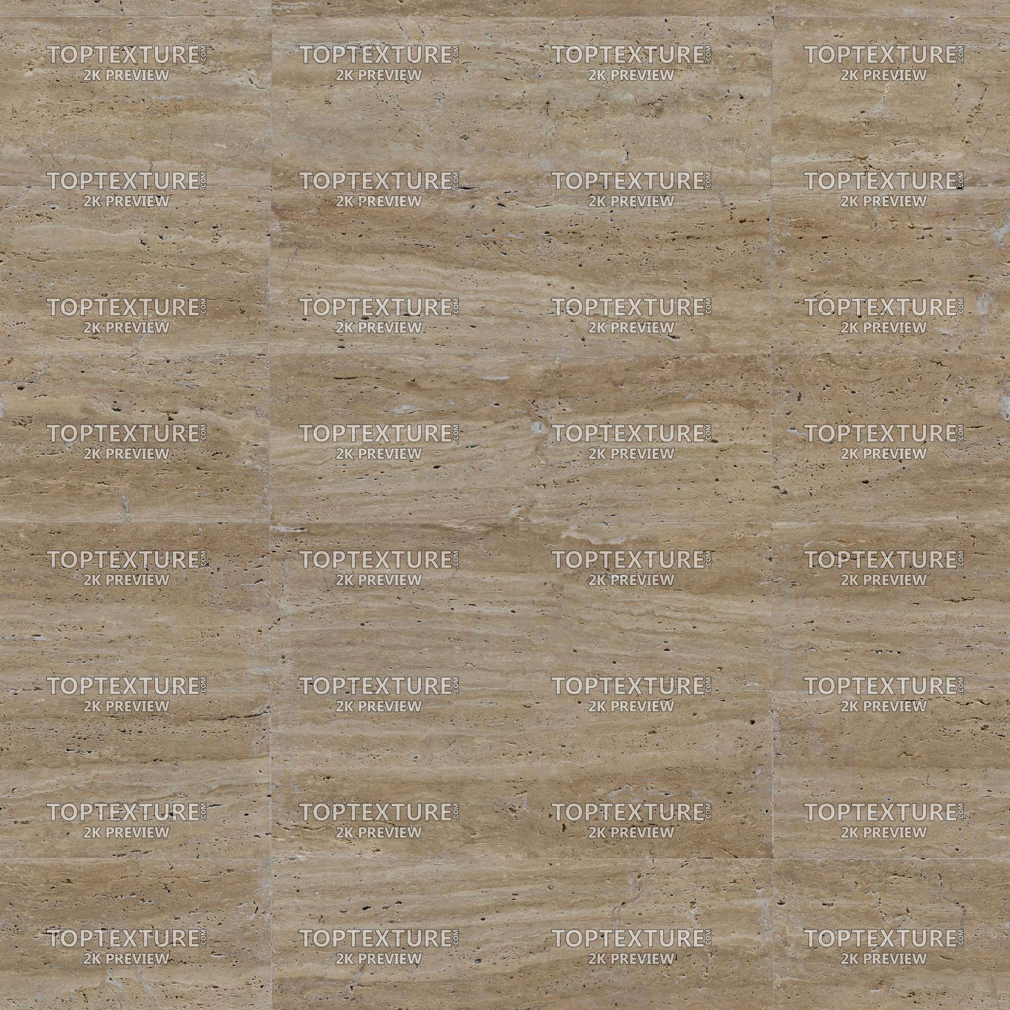 Brown Limestone Wall Tiles - 2K preview