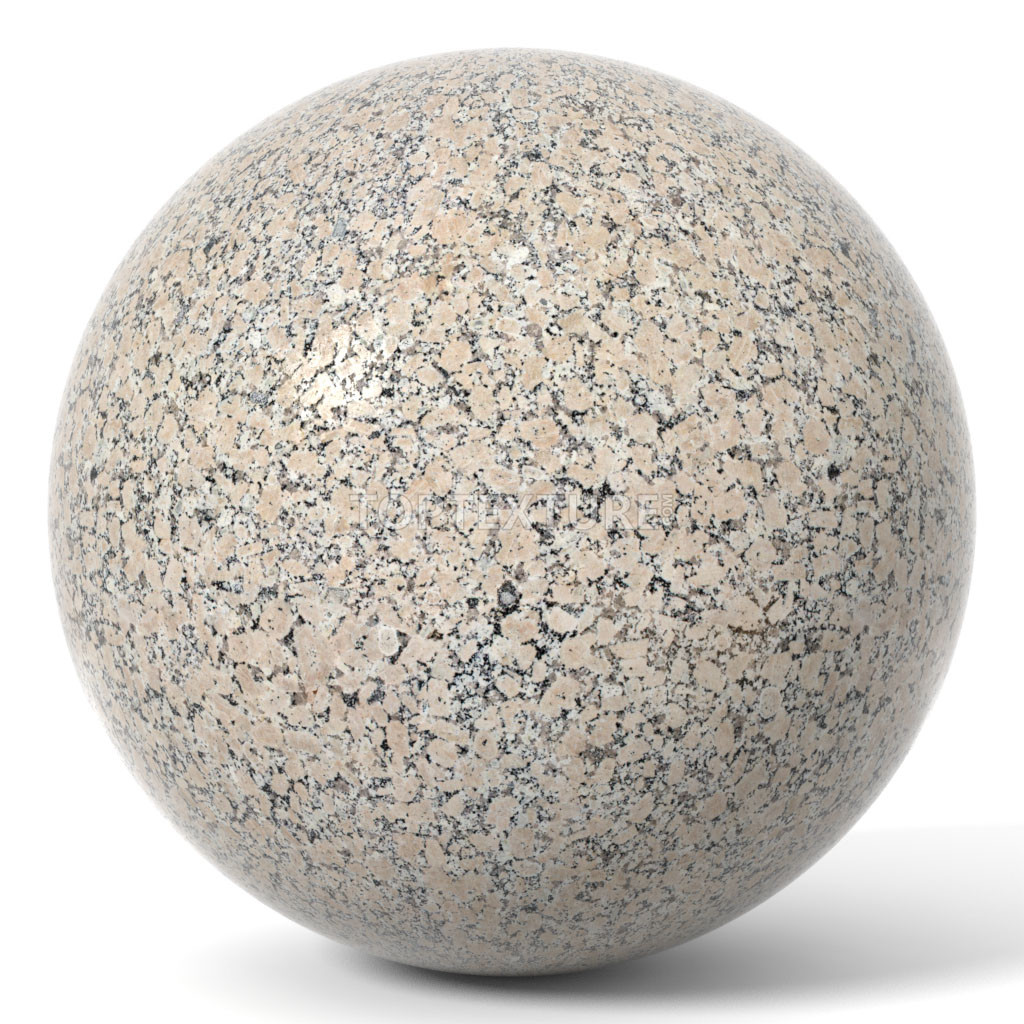 Beige Variegated Granite - Render preview