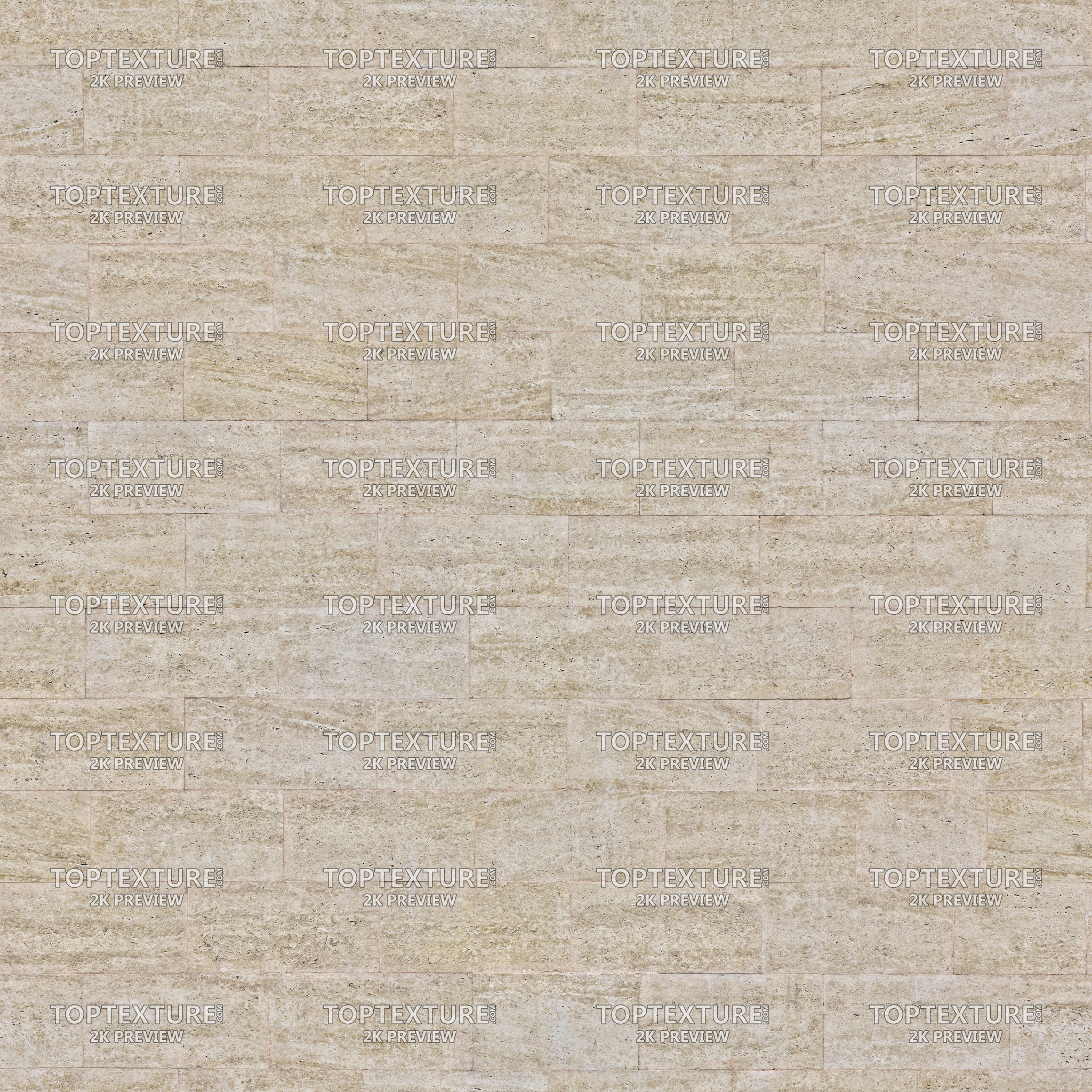 Pale Beige Limestone Tiles - 2K preview
