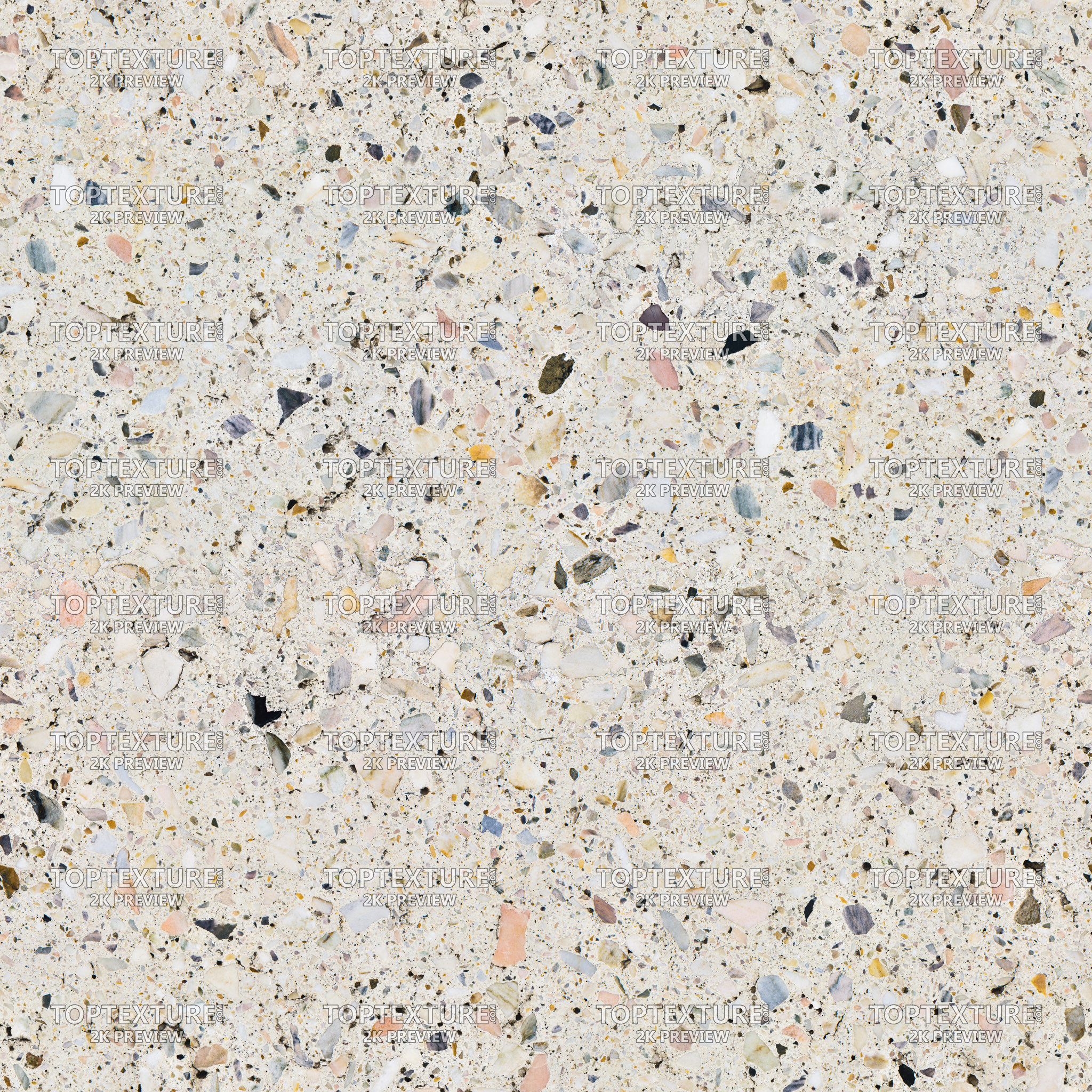 Mixed White Engineered Granite - 2K preview