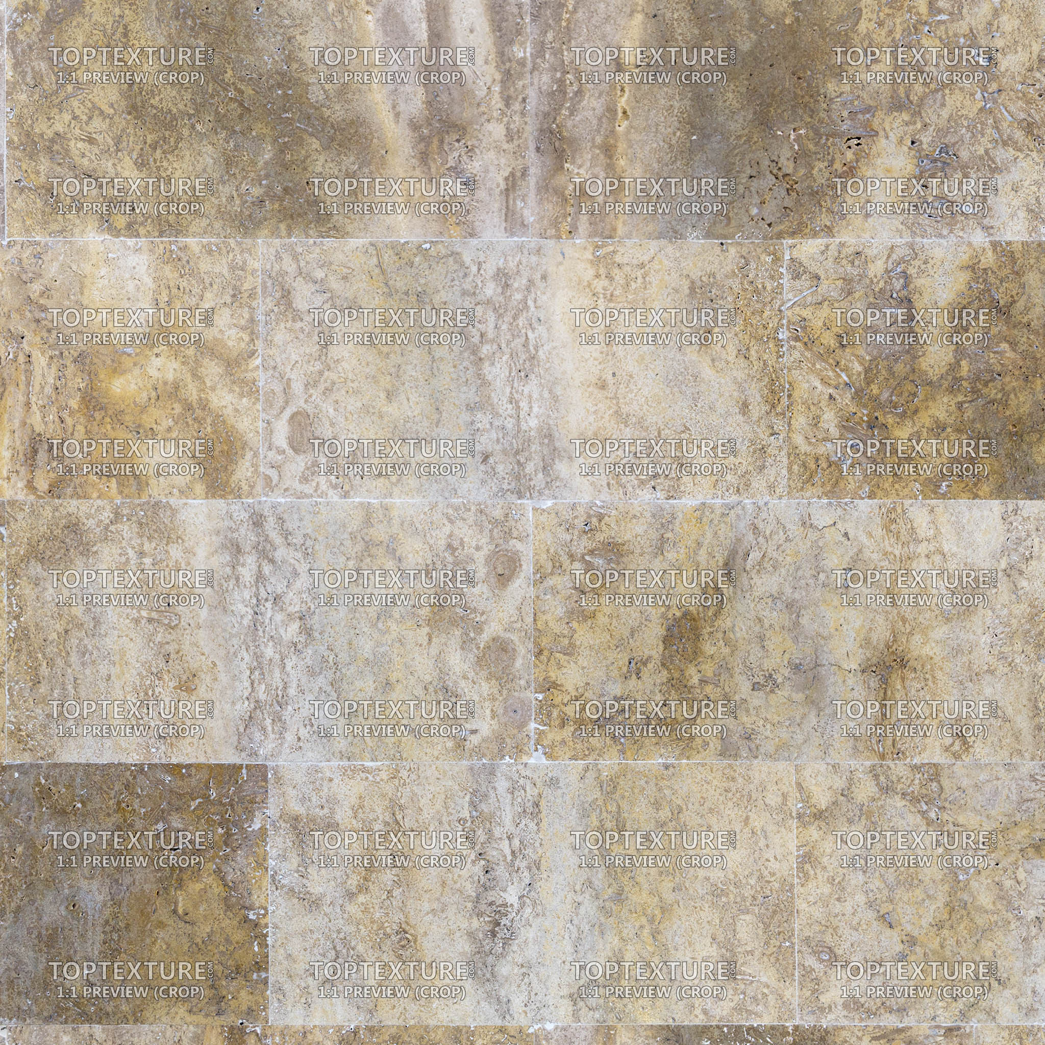 Beige-Brown Limestone Wall Tiles - 100% zoom