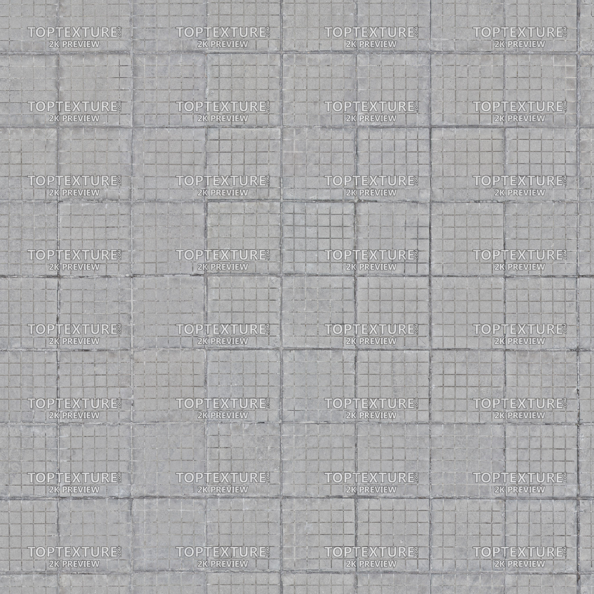 Square Ground Cement Tiles - 2K preview