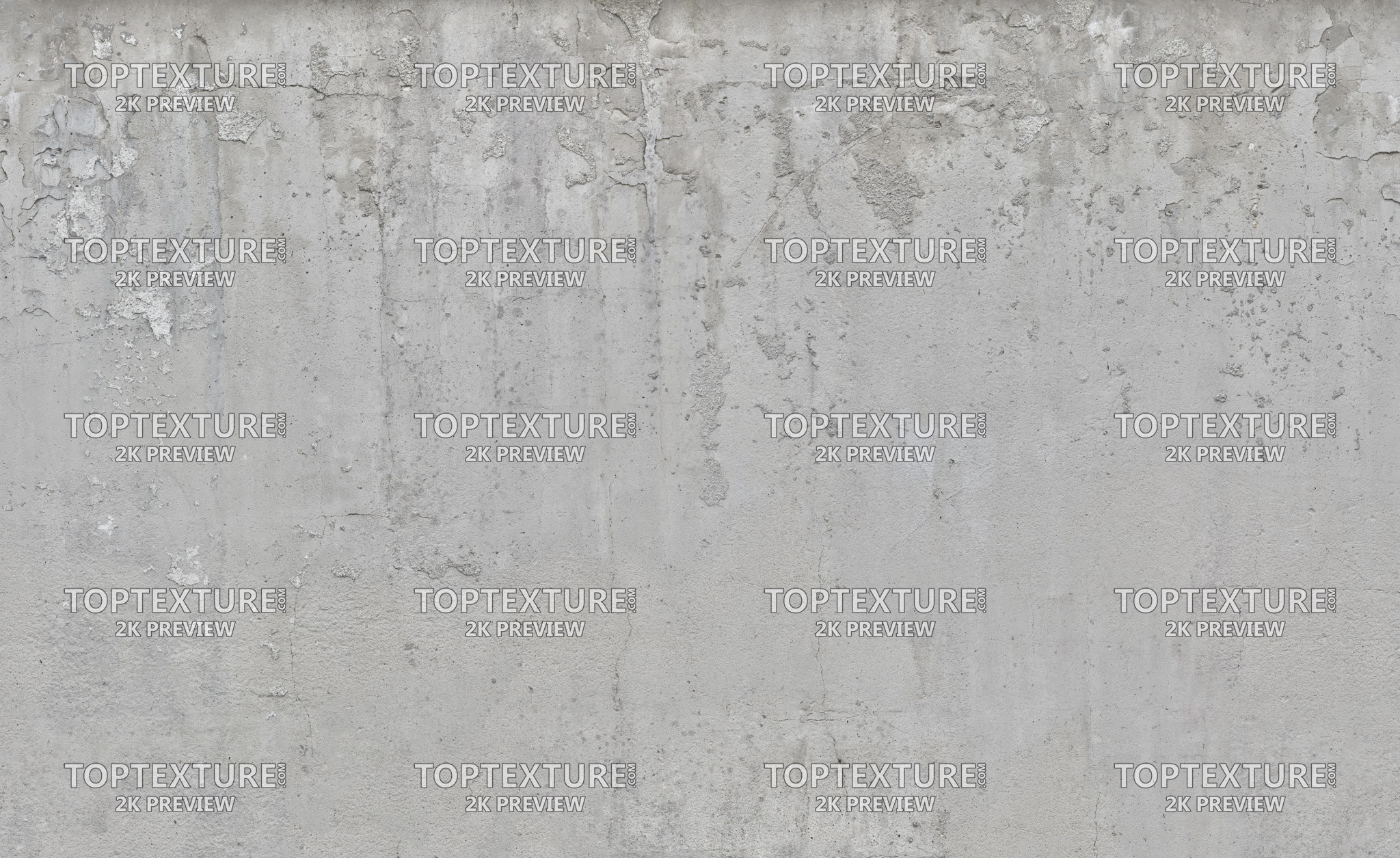 Leaked Cement Plaster on Concrete Wall - 2K preview