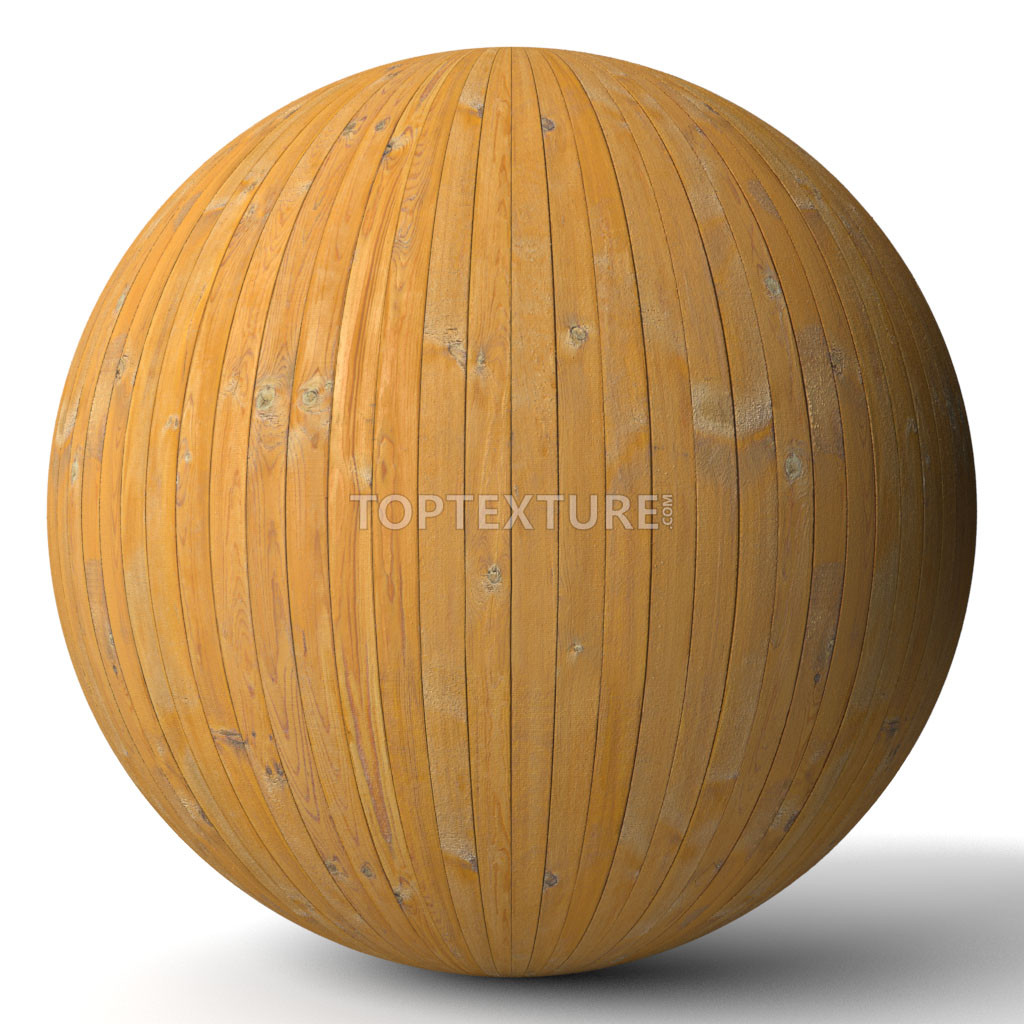 Clean Orange Wood Planks - Render preview