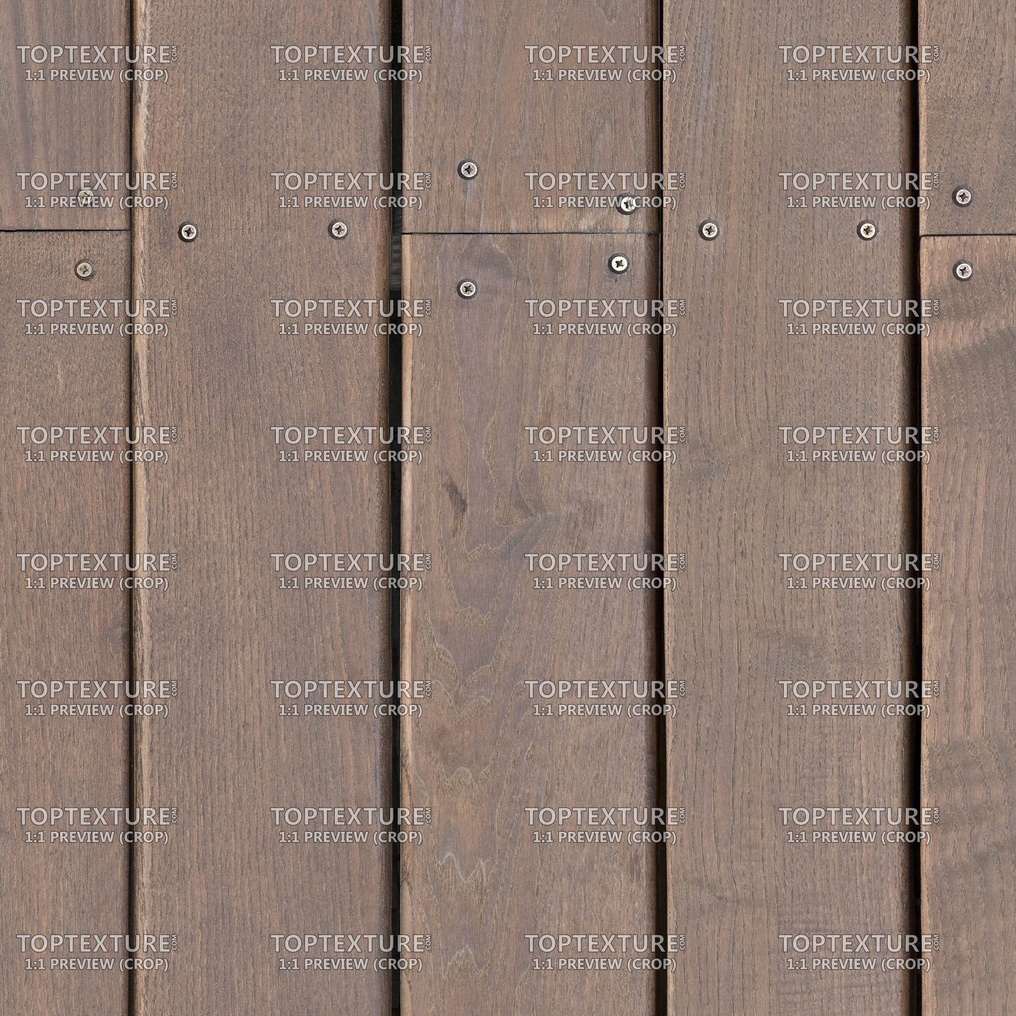Clean Dark Brown Wood Planks - 100% zoom