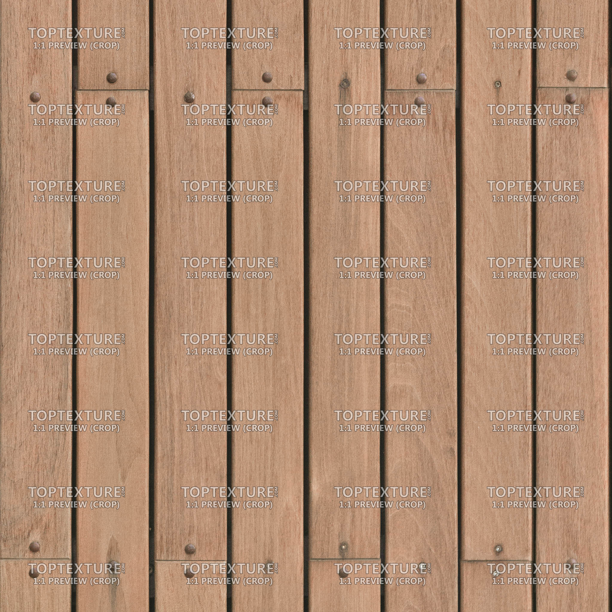 Riveted Wood Planks - 100% zoom