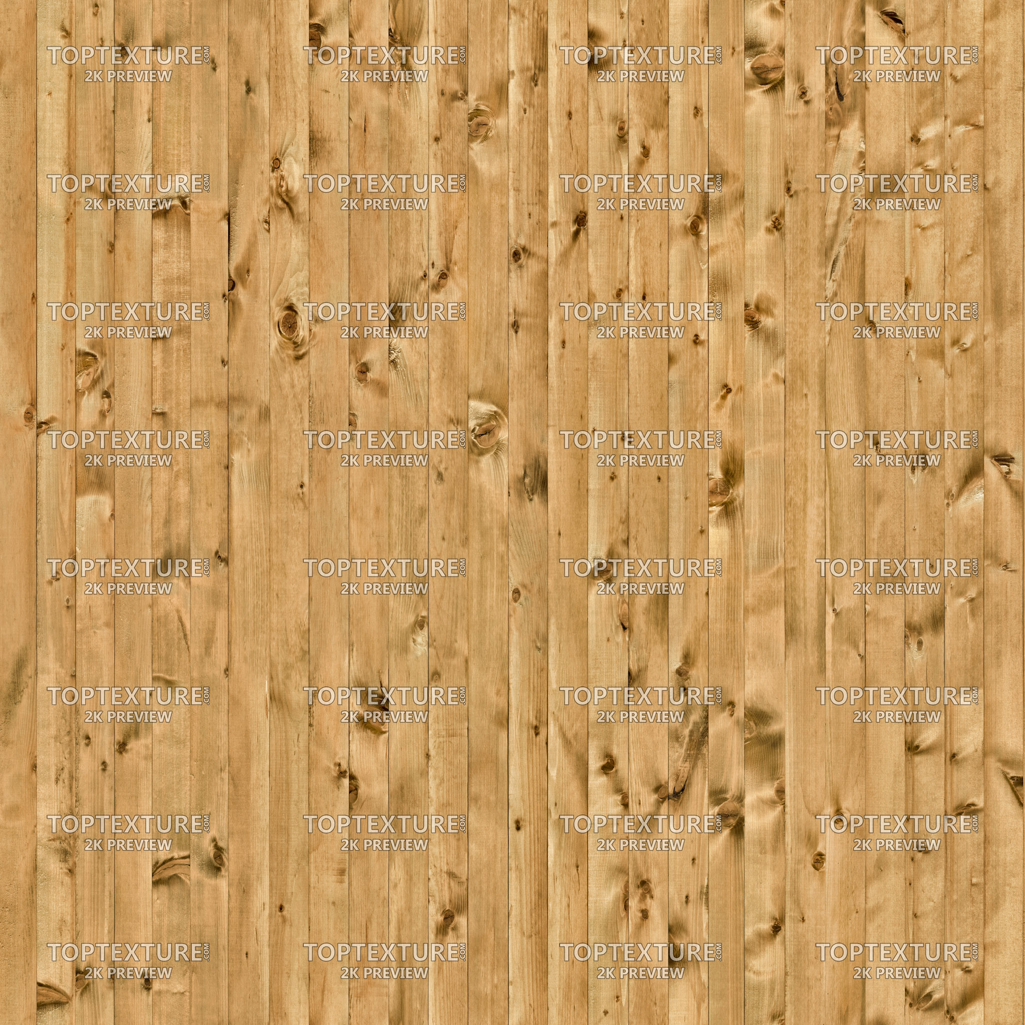 Clean Wood Planks with Darker Knags - 2K preview