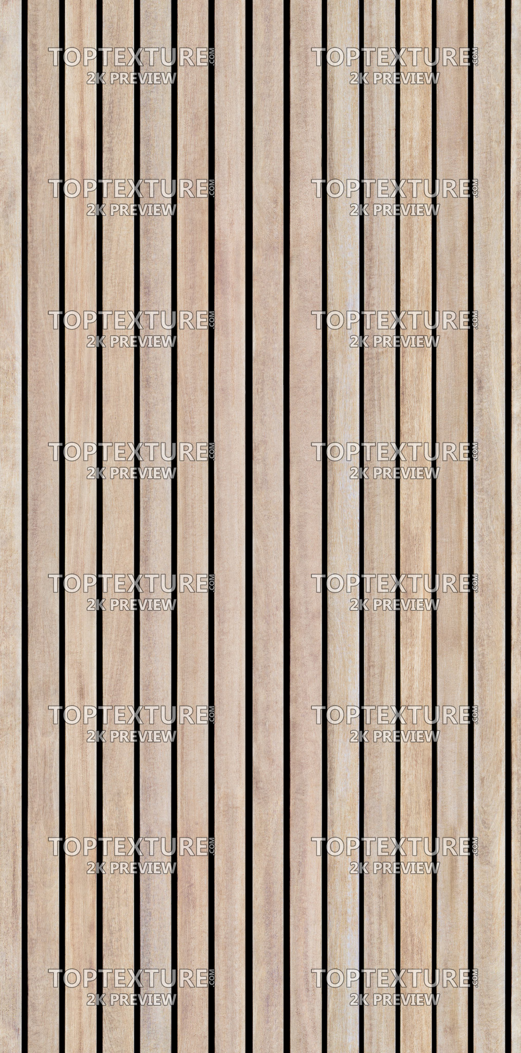 Clean Wood Planks with Wide Gaps - 2K preview