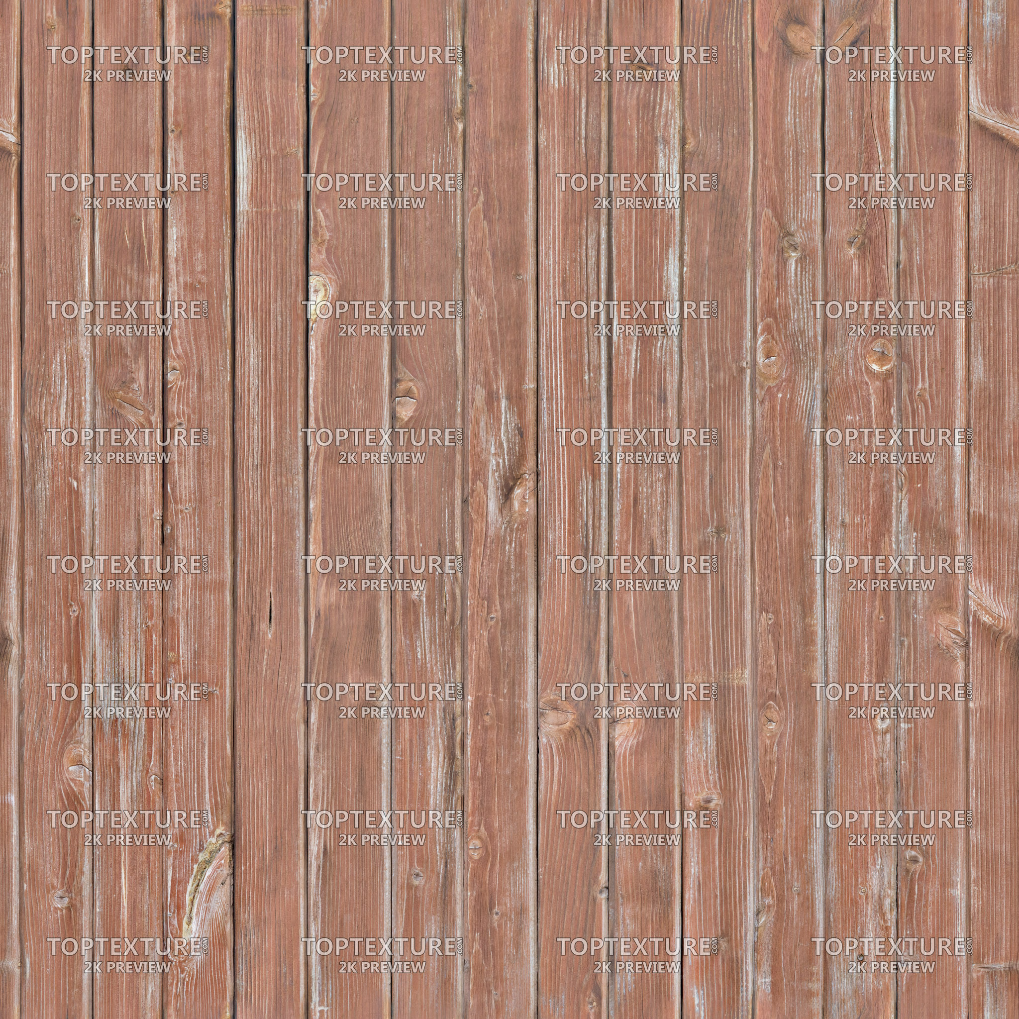 Weathered Brown Painted Wood Planks - 2K preview