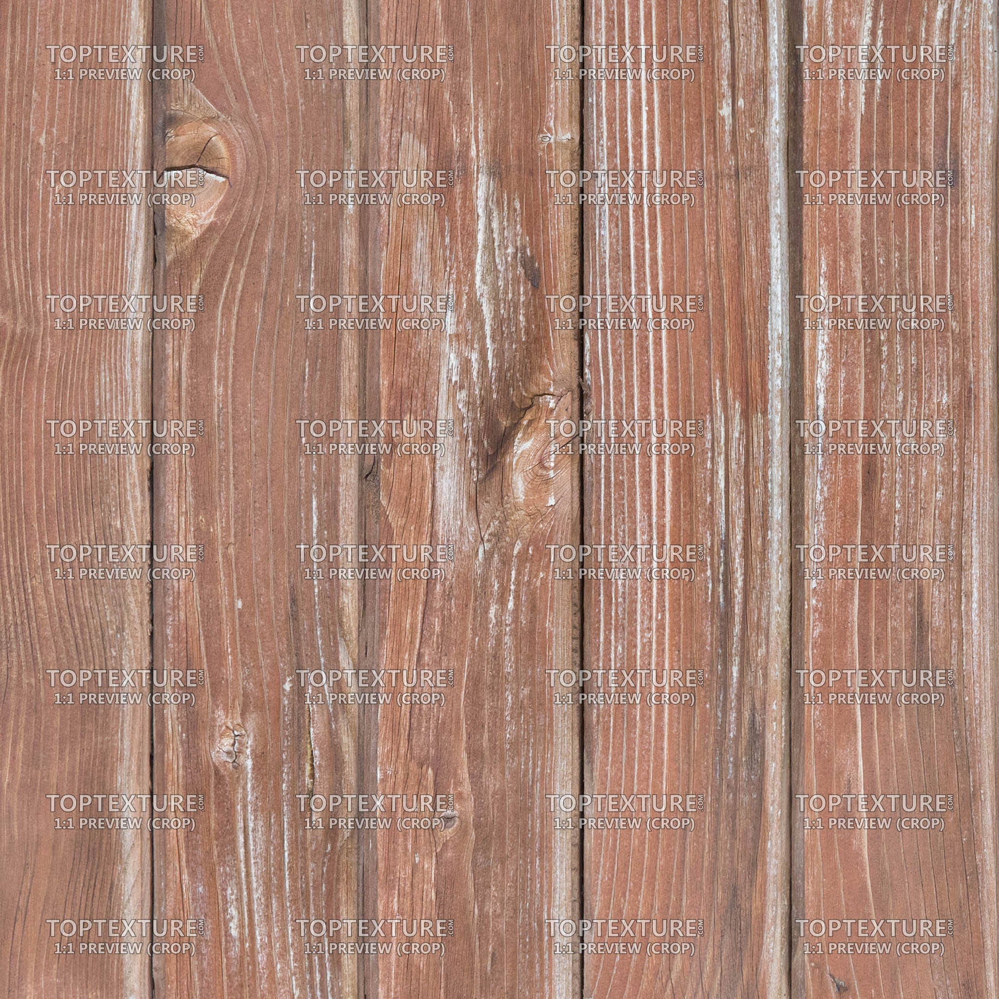 Weathered Brown Painted Wood Planks - 100% zoom