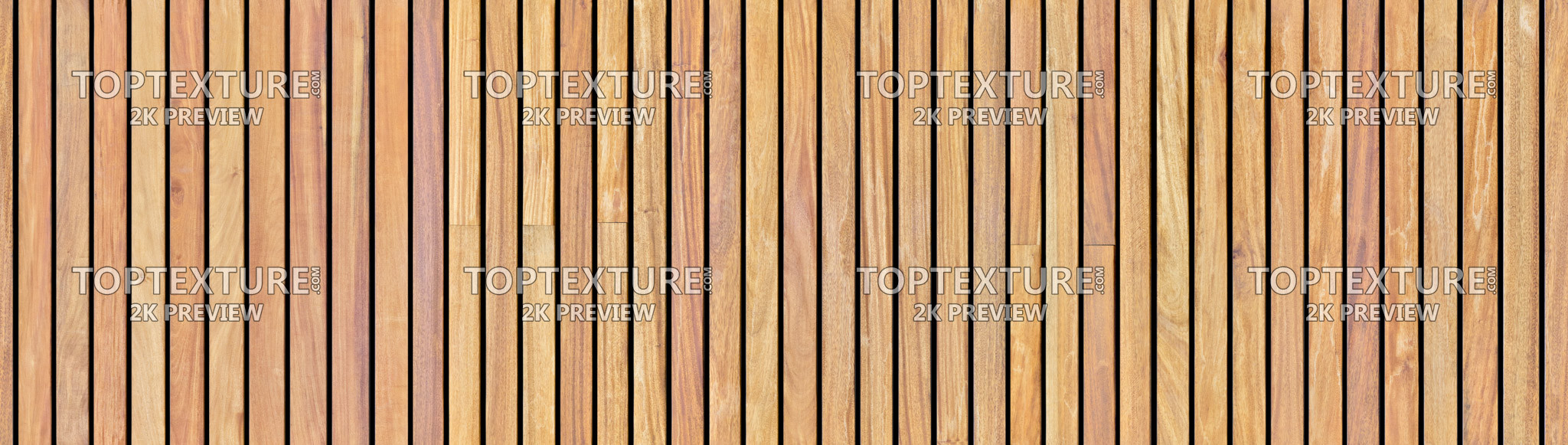 Bright Saturated Wood Planks - 2K preview