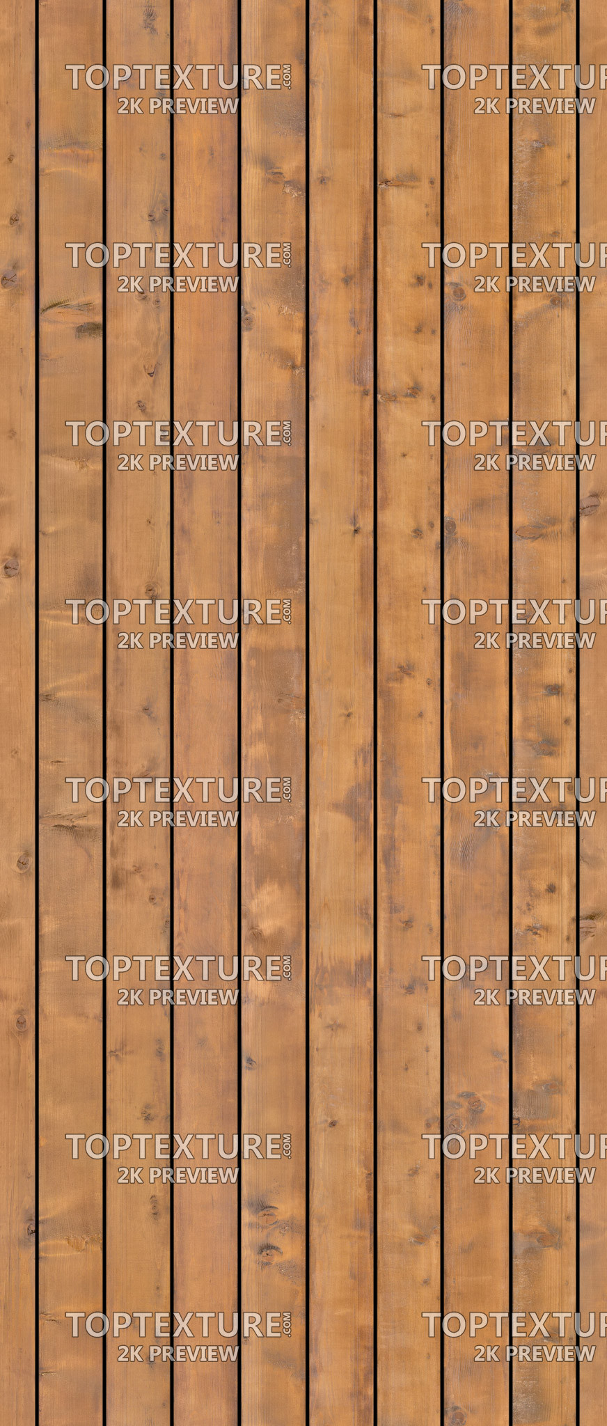 Smooth Medium Brown Wood Planks - 2K preview