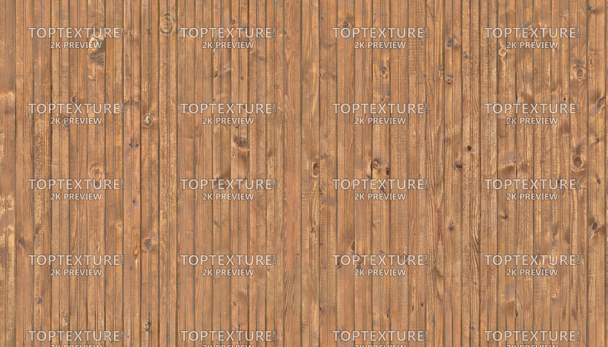 Old Brown Wood Planks Wall - 2K preview
