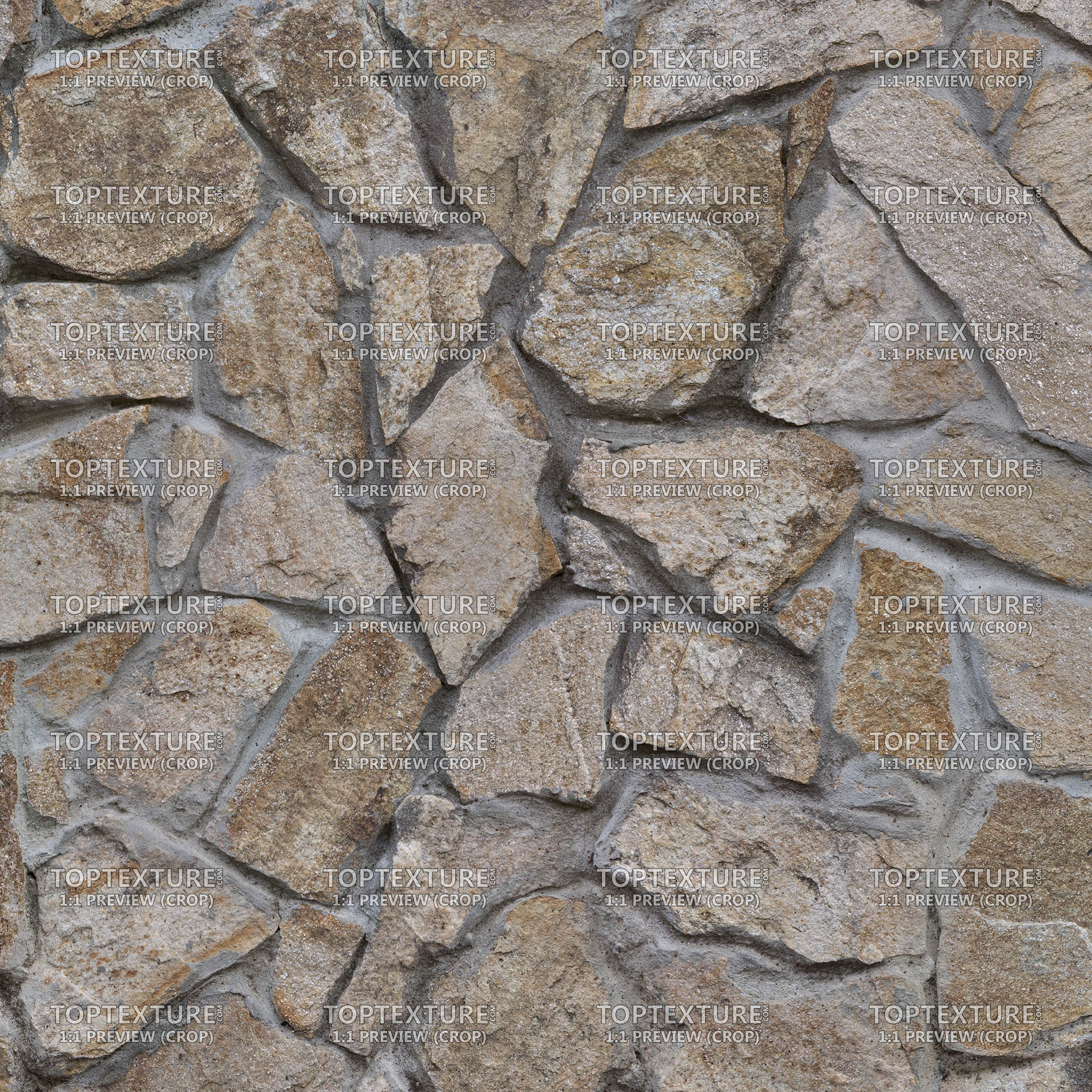 Light Brown Stone Tiles - 100% zoom
