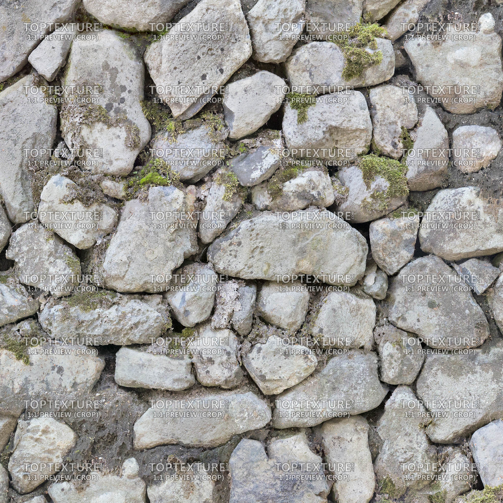 Light Gray Wall Stone Dyke - 100% zoom