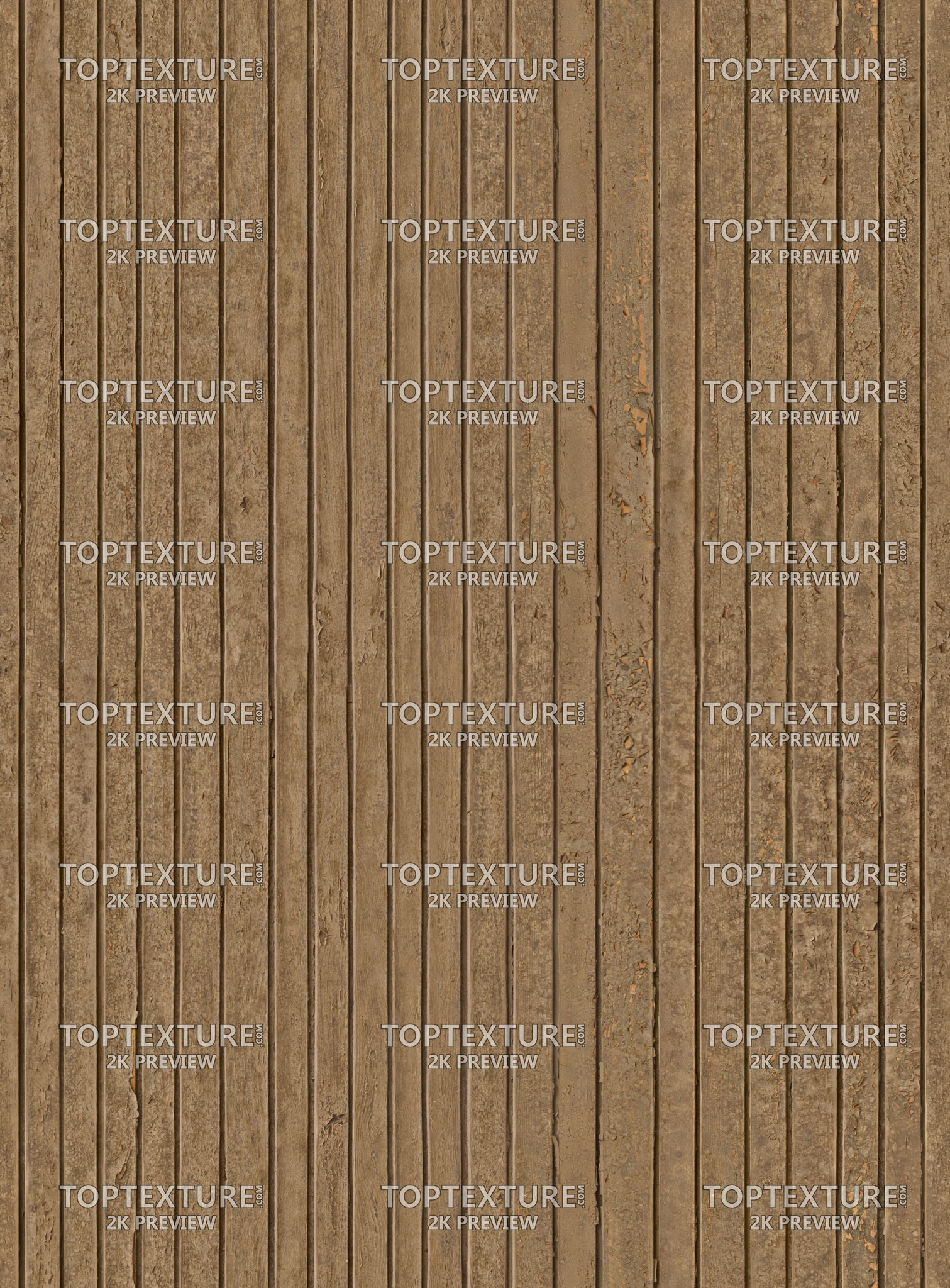 Medium Brown Weathered Wood Planks - 2K preview