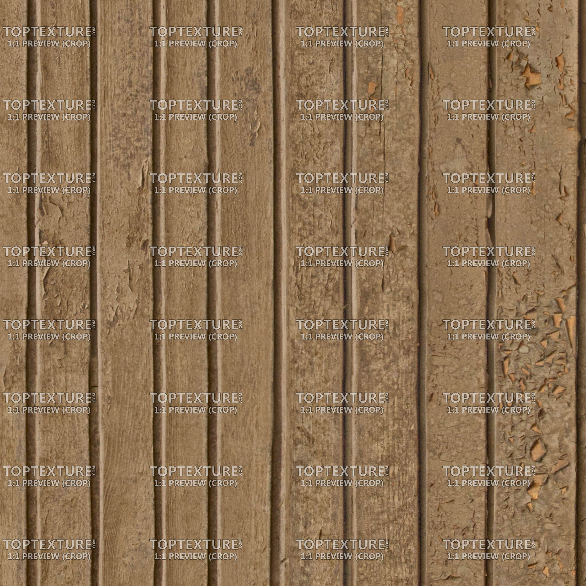Medium Brown Weathered Wood Planks - 100% zoom