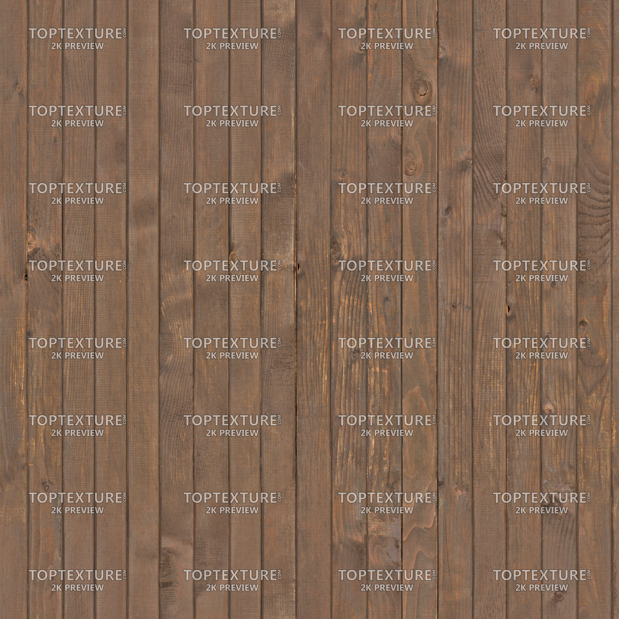 Mat Dark Brown Wood Planks - 2K preview