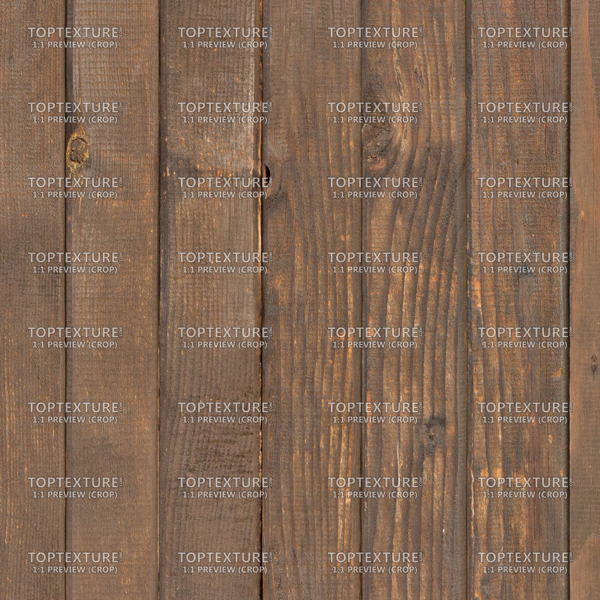 Mat Dark Brown Wood Planks - 100% zoom