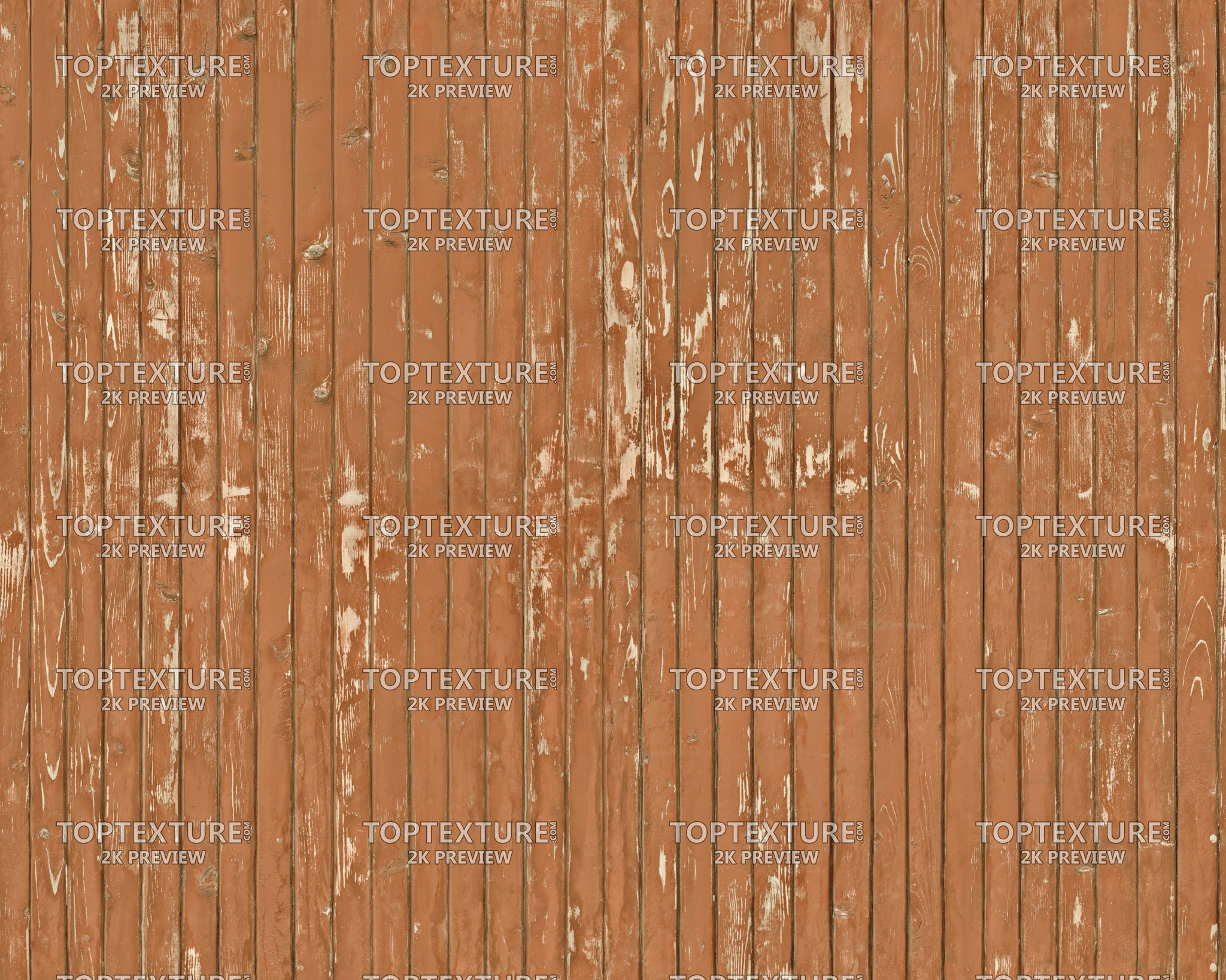 Weathered Red-Brown Wood Planks - 100% zoom