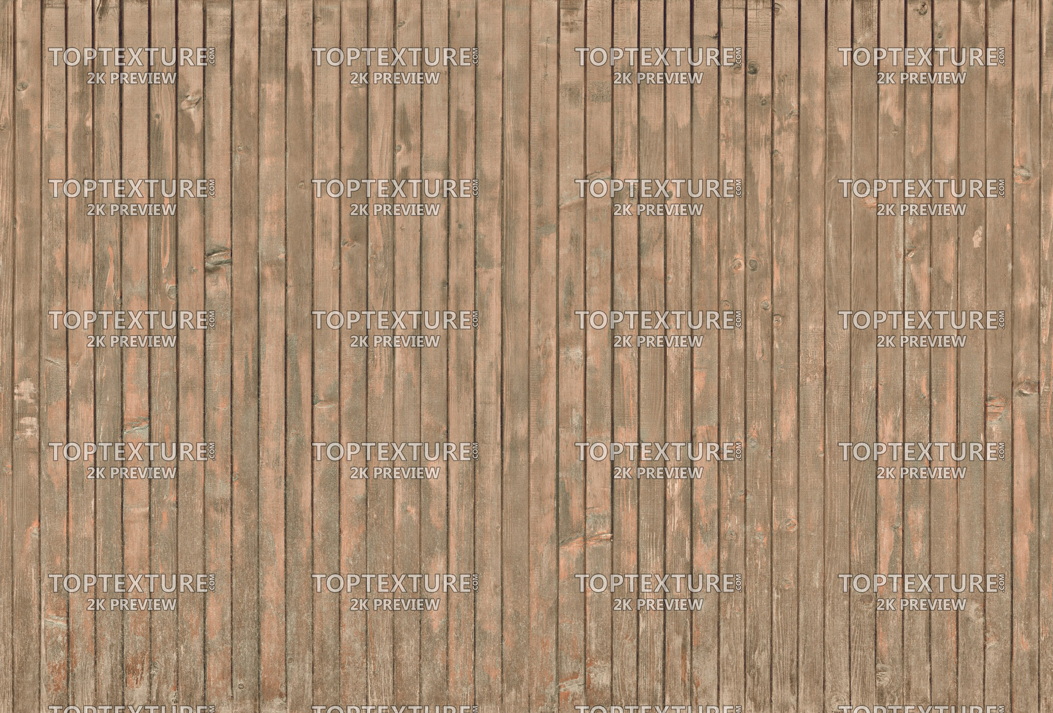 Old Grungy Weathered Wood Planks - 2K preview