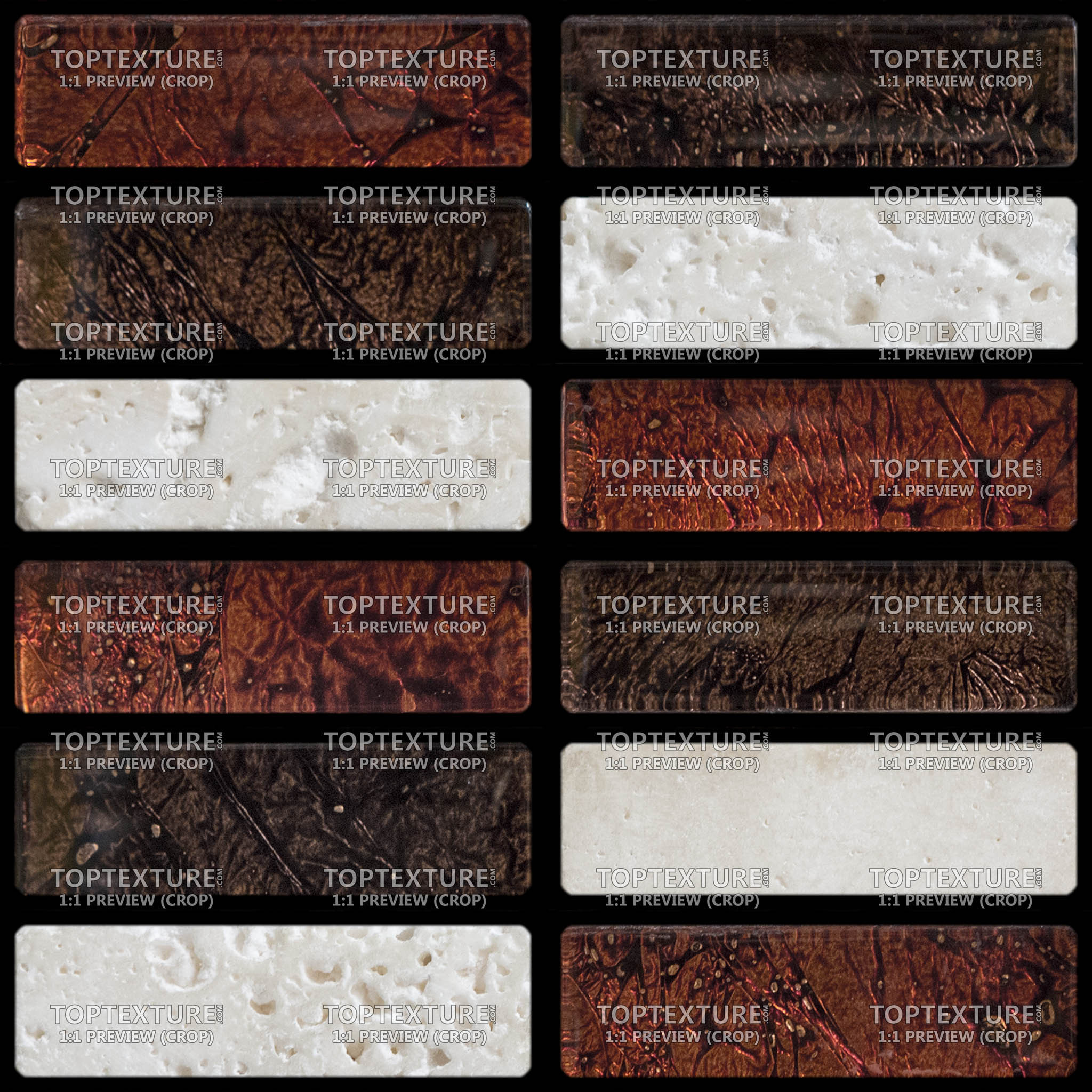 Small Brown-Red-White Interior Tiles - 100% zoom