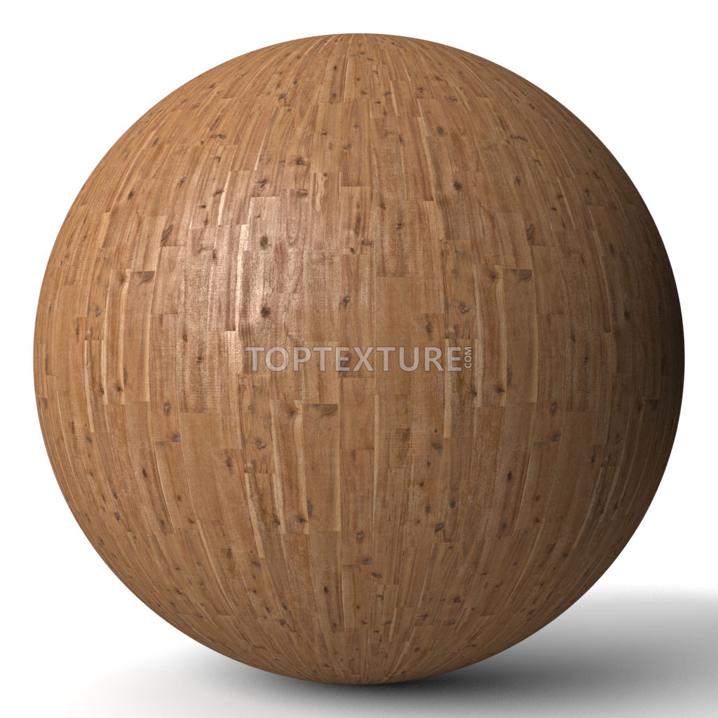 Brown Oak Wood Flooring - Render preview
