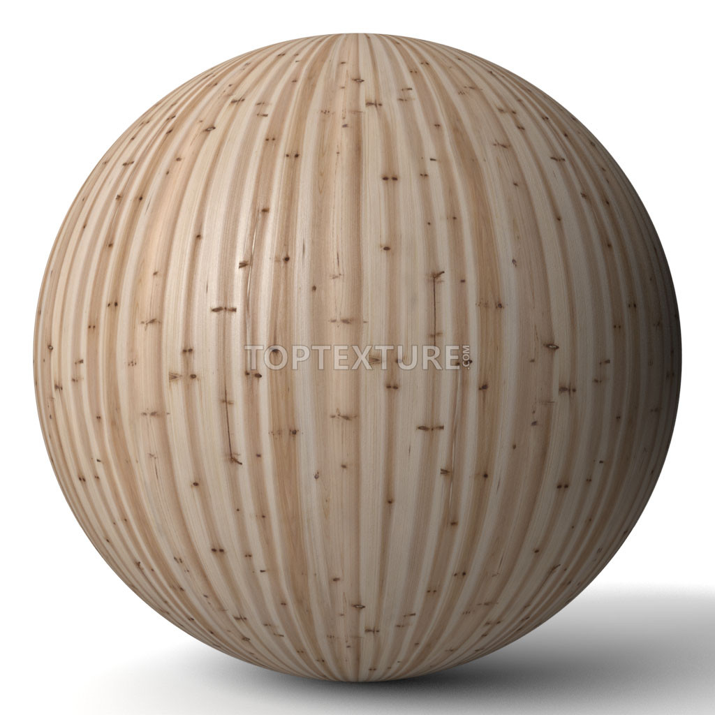 Light Solid Wood with Dark Stripes - Render preview