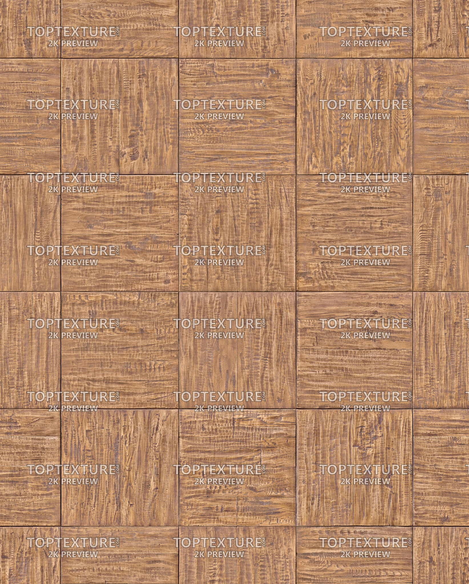 Square Hard Wood Bumpy Floor Tiles - 2K preview